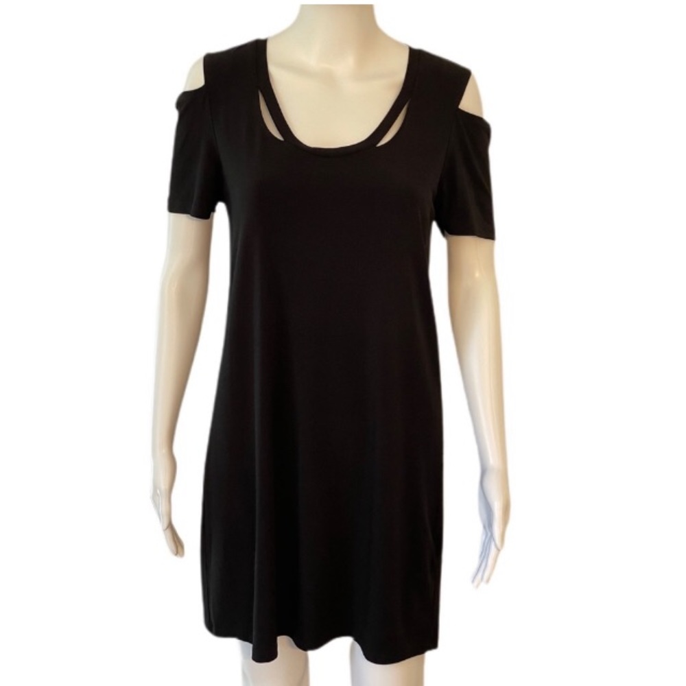 Michael Kors Black Cut-Out Mini Dress